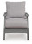 Ashley Lone View Bay Gray Outdoor Lounge Chair with Cushion (Set of 2)