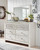 Ashley Paxberry Whitewash Dresser and Mirror