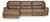 Ashley Silverbrooke Canyon 3-Piece Reclining Sofa Chaise