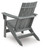 Ashley Lone View Bay Gray Adirondack Chair
