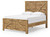 Ashley Branstony Brown Queen Crossbuck Panel Bed