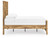 Ashley Branstony Brown Queen Crossbuck Panel Bed