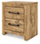 Ashley Branstony Brown Nightstand