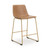 Ashley Crandox Toast Gold Counter Height Barstool (Set of 2)