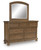 Ashley Vandenmore Medium Brown Dresser and Mirror