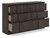 Ashley Jadiston Dark Brown Dresser
