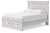 Ashley Fenderport Tan Queen Panel Storage Bed