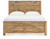 Ashley Branstony Brown King Crossbuck Panel Bed