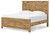Ashley Branstony Brown King Crossbuck Panel Bed