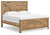 Ashley Branstony Brown King Crossbuck Panel Bed