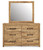 Ashley Branstony Brown Dresser and Mirror