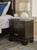 Ashley Covetown Dark Brown Nightstand