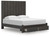 Ashley Parlayon Charcoal King Panel Storage Bed