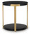 Ashley Shylore Black Brass Finish Table (Set of 3)