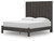 Ashley Parlayon Charcoal King Panel Bed