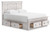 Ashley Fenderport Tan Queen Panel Storage Bed B100/13/B1170/54/57/60(2)