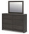 Ashley Parlayon Charcoal Dresser and Mirror