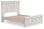 Ashley Fenderport Whitewash Queen Panel Storage Bed