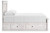 Ashley Fenderport Whitewash Queen Panel Storage Bed