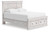 Ashley Fenderport Whitewash Queen Panel Storage Bed
