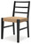 Ashley Isanti Light Brown Black Dining Chair (Set of 2)