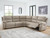 Ashley Brannigan Pebble 5-Piece Power Reclining Sectional