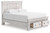 Ashley Fenderport Whitewash Queen Panel Storage Bed B100/13/B1171/54S/57/60/95
