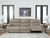 Ashley Brannigan Pebble 3-Piece Power Reclining Sectional 99201/57/58/62