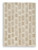 Ashley Lisgrove Tan Brown White 5' x 7' Area Rug