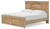 Ashley Fenderport Tan King Panel Storage Bed B100/14/B1170/56/58/60/95