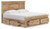 Ashley Fenderport Tan King Panel Storage Bed B100/14/B1170/56/58/60/95