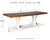 Ashley Valebeck White Brown Dining Table