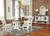 Ashley Valebeck White Brown Dining Table