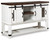 Ashley Valebeck White Brown Dining Server