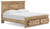 Ashley Fenderport Tan King Panel Storage Bed B100/14/B1170/56S/58/60/95