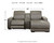 Ashley Correze Gray 3-Piece Power Reclining Sectional with Chaise