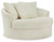 Ashley Lindyn Fog Oversized Swivel Accent Chair