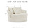 Ashley Lindyn Fog Oversized Swivel Accent Chair