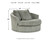 Ashley Lindyn Fog Oversized Swivel Accent Chair