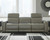 Ashley Correze Gray 3-Piece Power Reclining Sectional Sofa
