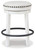Ashley Valebeck White Black Counter Height Stool