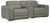 Ashley Correze Gray 3-Piece Power Reclining Sectional Loveseat