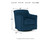 Ashley Bradney Linen Swivel Accent Chair