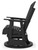 Ashley Hyland Wave Black Outdoor Swivel Glider Chair