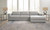 Ashley Amiata Glacier 2-Piece Sectional with Chaise 57404/17/66