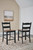 Ashley Valebeck Black Brown Counter Height Barstool (Set of 2)