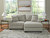 Ashley Amesley Ivory Sofa Chaise