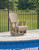 Ashley Hyland Wave Driftwood Outdoor Swivel Glider Chair