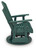 Ashley Hyland Wave Driftwood Outdoor Swivel Glider Chair