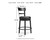 Ashley Valebeck Brown Black Counter Height Bar Stool (Set of 2)
